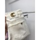 Gucci, 2023 latest products, counter synchronization is available, the original single goods, washed casual jeans, imported original washed stretch fabric, comfortable and elastic, original hardware accessories decorativ