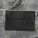 BalenciagaBalenciaga Paris 23Fw Signature Monogrammed Pop-Up Washed Jeans23 years new Balenciaga Paris             BLCG brushed paint graffiti letters logo full print jeans Paris House Balenciaga new pop-up graffiti full