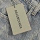 BalenciagaBalenciaga Paris 23Fw Signature Monogrammed Pop-Up Washed Jeans23 years new Balenciaga Paris             BLCG brushed paint graffiti letters logo full print jeans Paris House Balenciaga new pop-up graffiti full