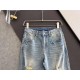 ) Palm Angel , heavy wash casual jeans, imported original wash fabric, comfortable and slightly elastic, unique design, version of the super-positive, comfortable and breathable, grade is extremely high, counter quality,