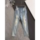 ) Palm Angel , heavy wash casual jeans, imported original wash fabric, comfortable and slightly elastic, unique design, version of the super-positive, comfortable and breathable, grade is extremely high, counter quality,