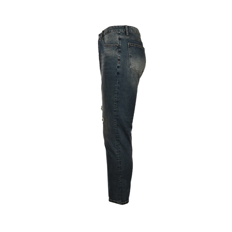 Louis Vuitton  Louis Vuitton 23Fw Checkerboard Pocket JeansSo far this year to do the most awesome jeans, heavy wash process, hidden mystery details are very much, this time the main push of the pants whether the version