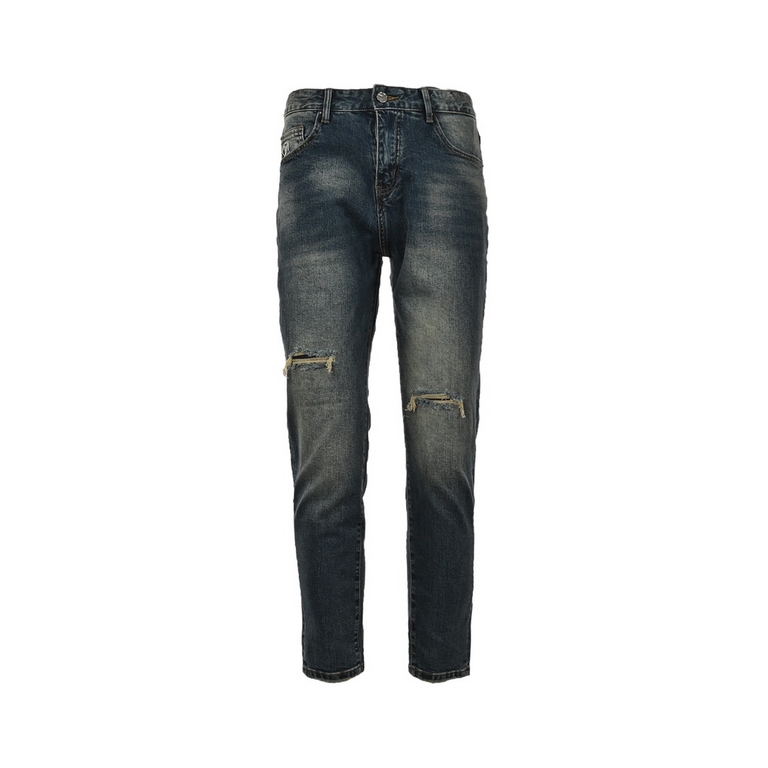 Louis Vuitton  Louis Vuitton 23Fw Checkerboard Pocket JeansSo far this year to do the most awesome jeans, heavy wash process, hidden mystery details are very much, this time the main push of the pants whether the version