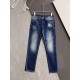 Bur, new casual tannin jeans   spring and summer new The brand logo on the back pocket is embroidered by imported machine vacuum   The body of the garment is washed with heavyweight environmentally friendly plant enzymes