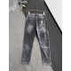 MMJ, heavy washed casual jeans, imported original washed fabric, comfortable and slightly elastic, unique design, version of the super-positive, comfortable and breathable, grade is very high, counter quality, on the bod