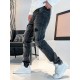 LV 23ss fall and winter new men's casual jeans, top quality! Channel order, official website synchronized sale! Original factory order denim cotton material! Suitable for casualformal wear all kinds of collocation ~ the 