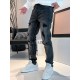 LV 23ss fall and winter new men's casual jeans, top quality! Channel order, official website synchronized sale! Original factory order denim cotton material! Suitable for casualformal wear all kinds of collocation ~ the 