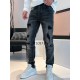 LV 23ss fall and winter new men's casual jeans, top quality! Channel order, official website synchronized sale! Original factory order denim cotton material! Suitable for casualformal wear all kinds of collocation ~ the 