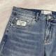 Dior 2023 limited series logo logo men's small straight denim jeans! Channel rare out, the market is rare boutique channel source, absolutely can bring you an unexpected wearing experience, sincerely recommended to you!G