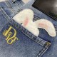 Dior 2023 limited series logo logo men's small straight denim jeans! Channel rare out, the market is rare boutique channel source, absolutely can bring you an unexpected wearing experience, sincerely recommended to you!G