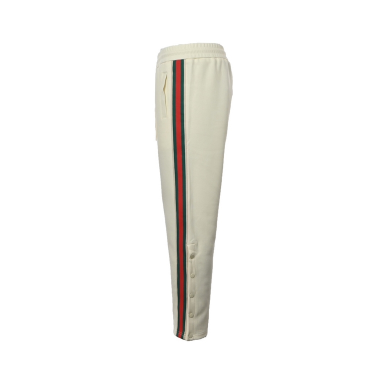 GucciGucci 23Fw Side Webbing Straight Leg PantsGucciGucci 23Fw Side Webbing Straight Leg Pants2023 new counter synchronization embellished with a colorful Logo webbing high-end quality pants explosive fabric using 360 gr