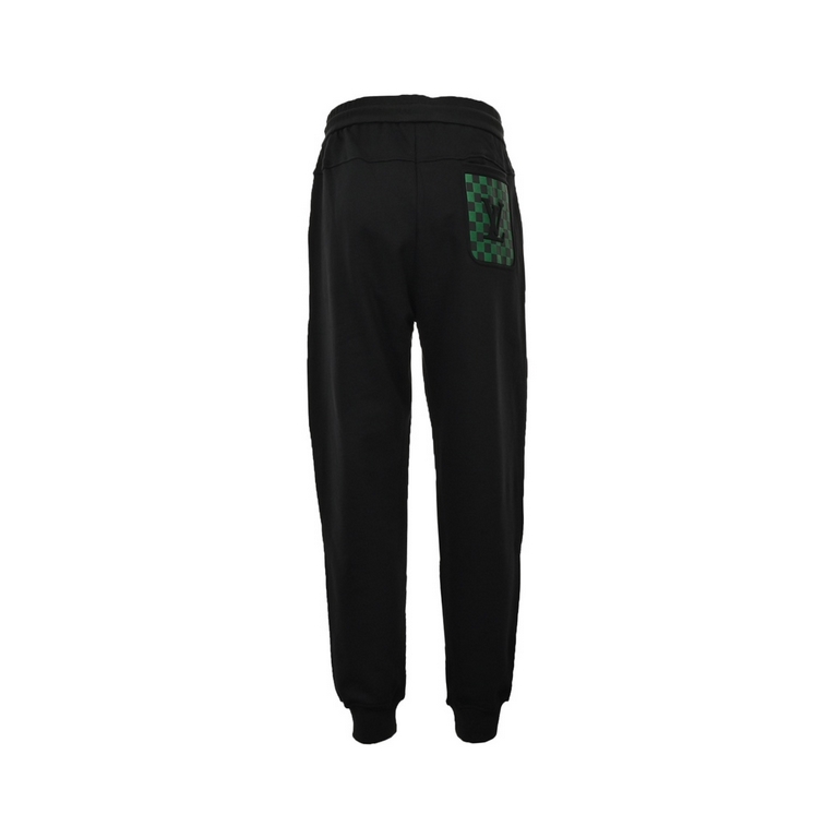 Louis VittonLouis Vuitton 23Fw Embossed Letter Logo TrousersThese jogging pants are made from a technical cotton jersey that's embossed with a diagonal knit that illustrates the collection's LV Epi XL pattern. With a sof