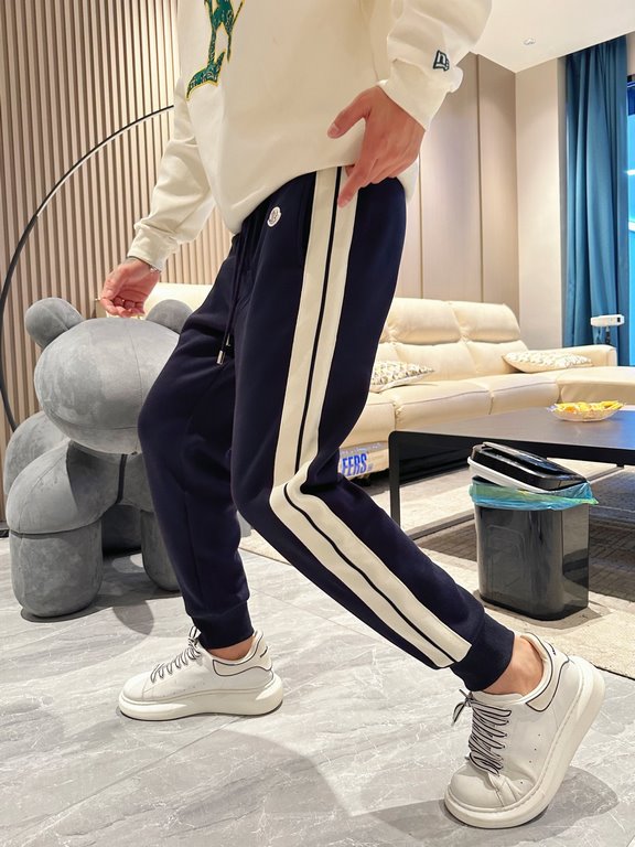 Monkou 2023 new casual pants for fall and winter! Official website synchronized sale. Brand classic LOGO casual pants , customized fabric, excellent comfort, strong hand touch. Highly recognizable, perfect quality crafts