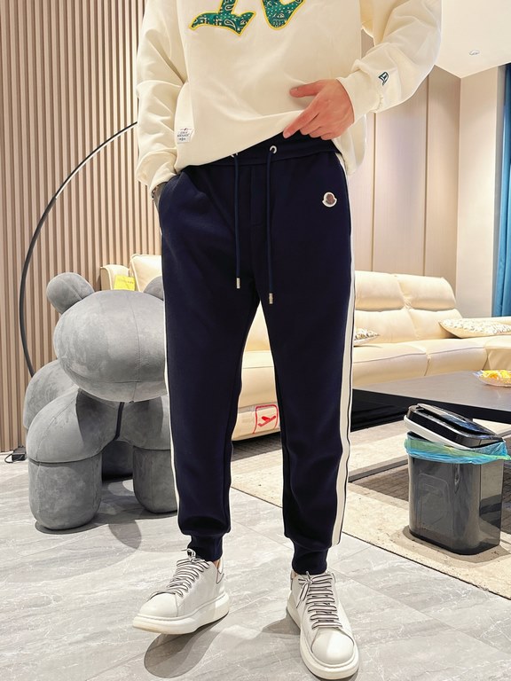 Monkou 2023 new casual pants for fall and winter! Official website synchronized sale. Brand classic LOGO casual pants , customized fabric, excellent comfort, strong hand touch. Highly recognizable, perfect quality crafts