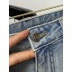 Dior, 2023 latest products, counter synchronization on sale, the original single goods, washed casual jeans, imported original washed stretch fabric, comfortable and elastic, the original hardware accessories decorative 