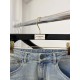 Dior, 2023 latest products, counter synchronization on sale, the original single goods, washed casual jeans, imported original washed stretch fabric, comfortable and elastic, the original hardware accessories decorative 