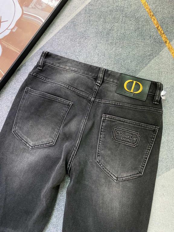 DH family 23SS new jeans fabric with elasticity high comfort Embroidery design light color wash high quality seriesSize 29.30, 31, 32, 33, 34, 36, 38