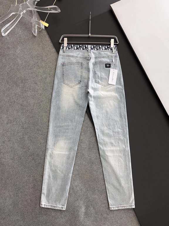 ) CD 23s New Season Pop-up Quality Feeling Handling PerfectionSummer classic casual stretch jeans low-profile luxury sense, customized leather brand   hardware accessories counter year after year hot classic explosive mo