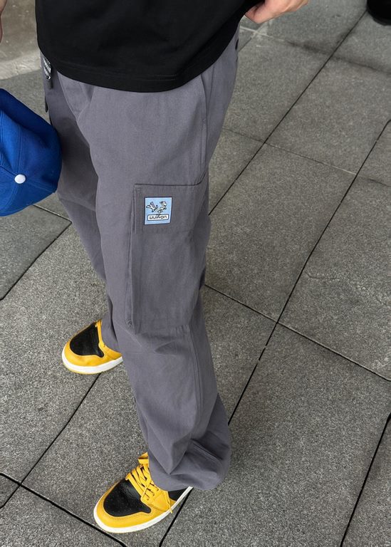 #LouisVuitton Pocket Logo Workwear Pants Upper