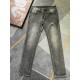 GUJIA 23SS new jeans Fabric with elasticity High comfort Embroidery design Light color wash High-end quality seriesSize 30, 31, 32, 33, 34, 36, 38