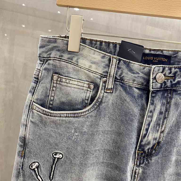 1V. Donkey original single men's high-end limited denim jeans Hong Kong foreign channel goods, the finale of the appraisal level products, heavyweight platinum level products, the Italian origin, 23 years of the latest l