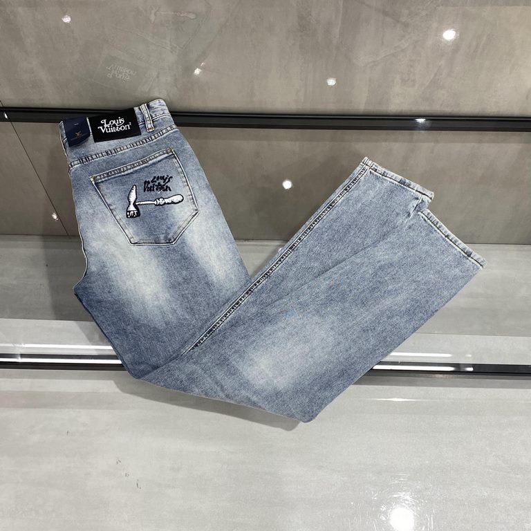 1V. Donkey original single men's high-end limited denim jeans Hong Kong foreign channel goods, the finale of the appraisal level products, heavyweight platinum level products, the Italian origin, 23 years of the latest l