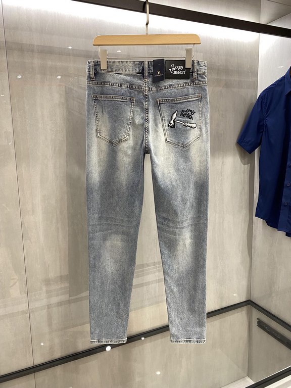 1V. Donkey original single men's high-end limited denim jeans Hong Kong foreign channel goods, the finale of the appraisal level products, heavyweight platinum level products, the Italian origin, 23 years of the latest l