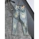 P's 23SS new jeans High-end quality Slim fit Fabric with stretch Comfortable fit Good shape No binding on the body Size 30,31,32,33,34,36,38.