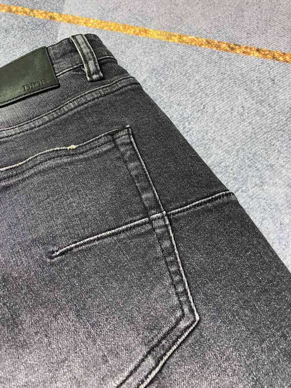 DH family 23SS new jeans Fabric with elasticity High comfort Embroidery design Light color wash High-end quality seriesSize 30, 31, 32, 33, 34, 36, 38