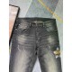 DH family 23SS new jeans Fabric with elasticity High comfort Embroidery design Light color wash High-end quality seriesSize 30, 31, 32, 33, 34, 36, 38