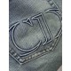 Dior, 2023 latest products, counter synchronization on sale, the original single goods, washed casual jeans, imported original washed stretch fabric, comfortable and elastic, the original hardware accessories decorative 