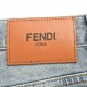 FendiFendi 23Fw Small Monster Eyes Embroidered JeansFendiFendi Little Monster Eyes Jeans Little Monster Big Eyes Embroidery Design Original Single Men's Fashion Casual Jeans, Fashion Jeans Huge Slim! Guest for senior imp