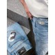 FD 2023 spring and summer new FF lock logo men's small straight denim jeans! Channel rare out, the market is rare boutique channel source, absolutely can bring you an unexpected wearing experience, sincerely recommended 