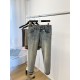 Armani, 2023 latest products, counter synchronization is available, the original single goods, washed casual jeans, imported original washed elastic fabric, comfortable and elastic, the original hardware accessories deco