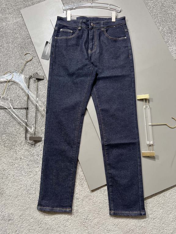 DG 2023 spring and summer explosion models jeans, imported custom fabrics, classic version, classic jeans with color, fabric elasticity, not deformation, on the body shape excellent, versatile models, trendy men's busine