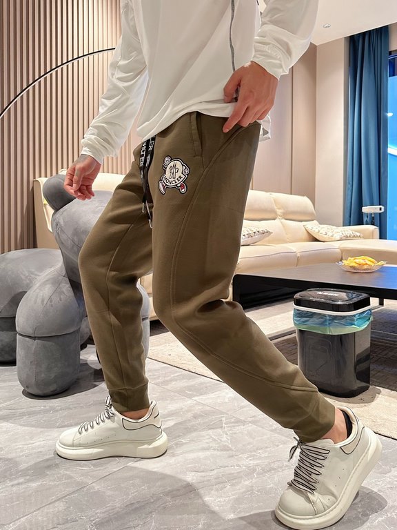 Monkou 2023 new casual pants for fall and winter! Official website synchronized sale. Brand classic LOGO casual pants , customized fabric, excellent comfort, strong hand touch. Highly recognizable, perfect quality crafts