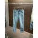 Mainly promoted. Armani Exclusive Exclusive new Slim model small straight jeans, high-end version! Counter customized fabrics Breathable comfort, impeccable details, brand elements design concept, reflecting high quality