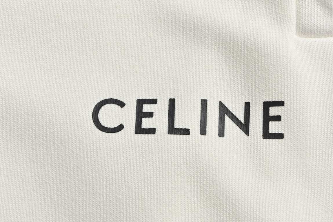 CelineCeline 22Fw Pocket Logo Logo Casual Sweat PantsFried street magic OOTD wear magic The color is very positive, very eye-catching! The guest knitted cotton fabrics are refreshing and breathable against the skin, belo