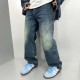 #DiorDior 23Fw Vintage Suede Labeled Jeans On