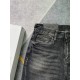 2023 High-end custom jeans Latest fashion week runway models Original color yeast wash process Selected heavyweight denim fabric (pure cotton) comfortable and skin-friendly Original hardware accessories accessories Cubic