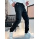 LV 23ss fall and winter new men's casual jeans, top quality! Channel order, official website synchronized sale! Original factory order denim cotton material! Suitable for casualformal wear all kinds of collocation ~ the 