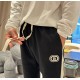 Gucci new casual pants for fallwinter 2023! Official website synchronization sale. Brand classic LOGO casual pants , customized fabric, excellent comfort, strong hand touch. Highly recognizable, perfect quality craftsman