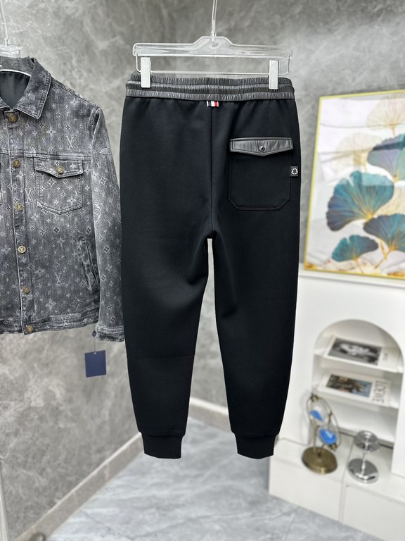 Monkou 2023 new casual pants for fall and winter! Official website synchronized sale. Brand classic LOGO casual pants , customized fabric, excellent comfort, strong hand touch. Highly recognizable, perfect quality crafts