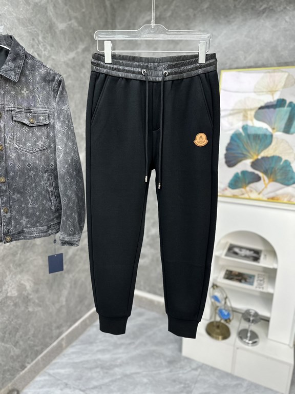 Monkou 2023 new casual pants for fall and winter! Official website synchronized sale. Brand classic LOGO casual pants , customized fabric, excellent comfort, strong hand touch. Highly recognizable, perfect quality crafts