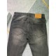 lv home 23SS new jeans fabric with elasticity high comfort embroidery design light color wash high end quality seriesSize 29.30, 31, 32, 33, 34, 36, 38