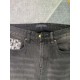 lv home 23SS new jeans fabric with elasticity high comfort embroidery design light color wash high end quality seriesSize 29.30, 31, 32, 33, 34, 36, 38