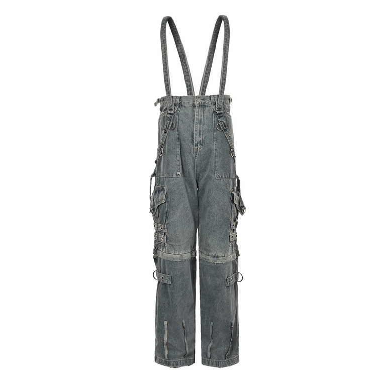 Balenciaga.Balenciaga 23Fw Heavy Duty Hardware Workwear Removable JeansAfter seven months of development, this is the pinnacle of this year's pants This is also the king of this year's pants in the Parisian family of pan