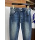 Dior 2023 fall and winter men's jeans original fabric original wash! Imported original washed stretch fabric, complex handcraft superposition, any one of the washing link to stay a few seconds more will become a complete