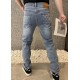 LOUIS VUITTONLouis Vuitton LV jeans with logo printed on the back pockets...