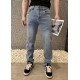 LOUIS VUITTONLouis Vuitton LV jeans with logo printed on the back pockets...